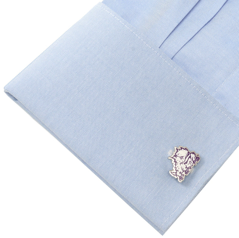 NCAA TCU Horned Frog Cufflinks