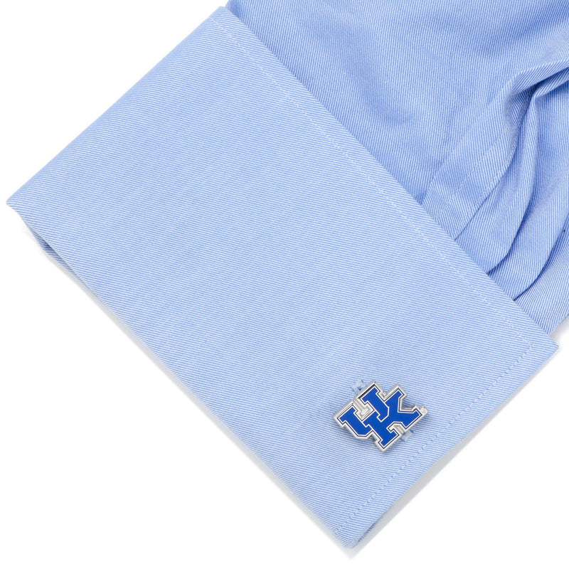 NCAA University of Kentucky Cufflinks and  Tie Bar Gift Set