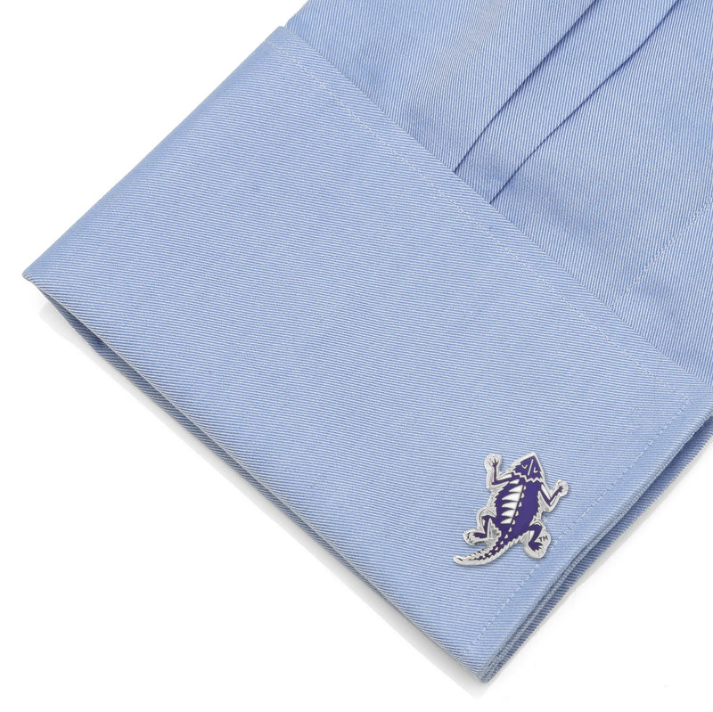 NCAA TCU Horned Frog Throwback Cufflinks