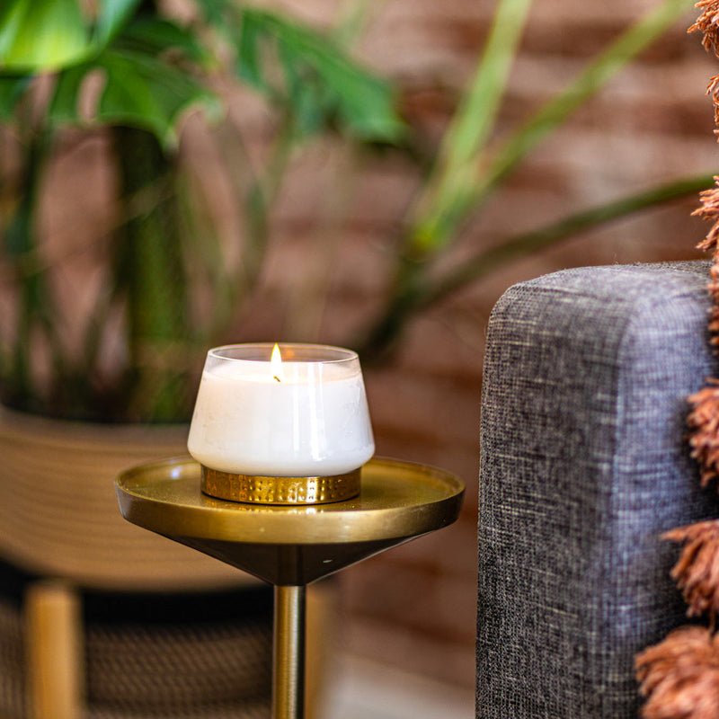 Forest Large Pressed Floral Candle