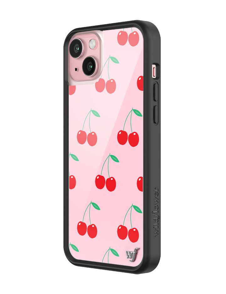 Pink Cherries iPhone Case