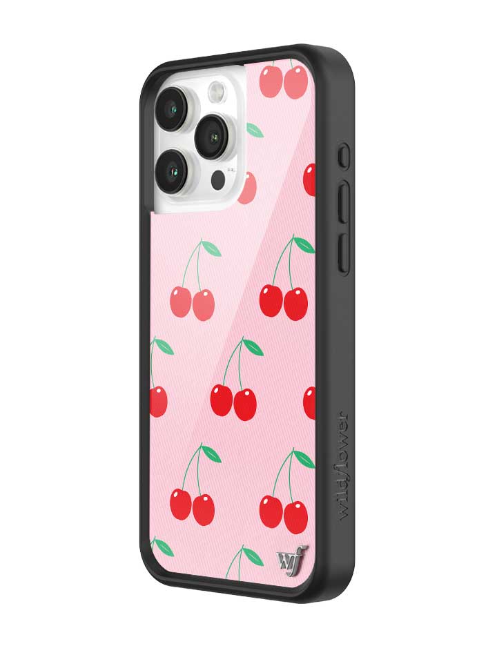 Pink Cherries iPhone Case