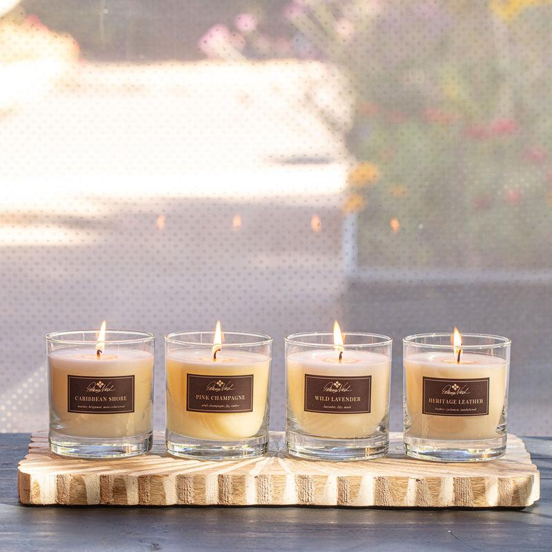 Patricia Nash Pink Champagne Candle