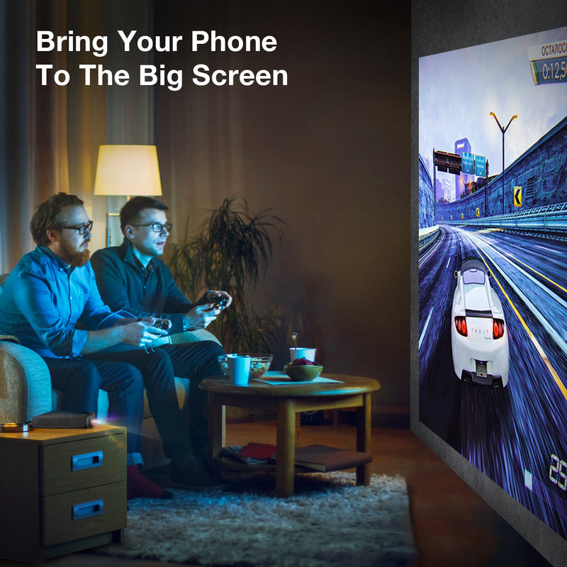 REXING PRD615 Smart Home Projector 750 ANSI Lumens HD