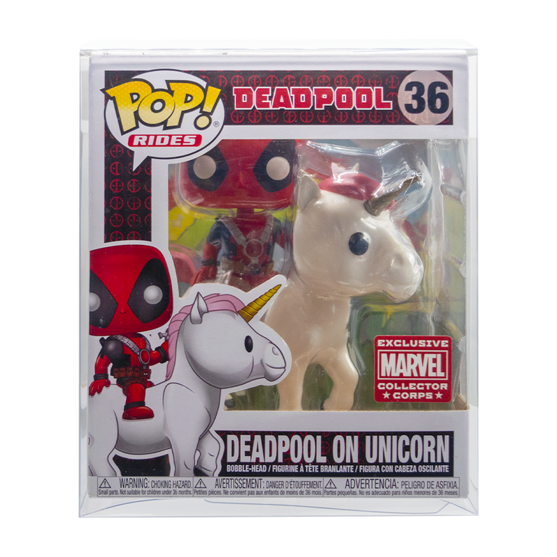 Deadpool on Unicorn/Kylo Tie Fighter PopShield Protectors