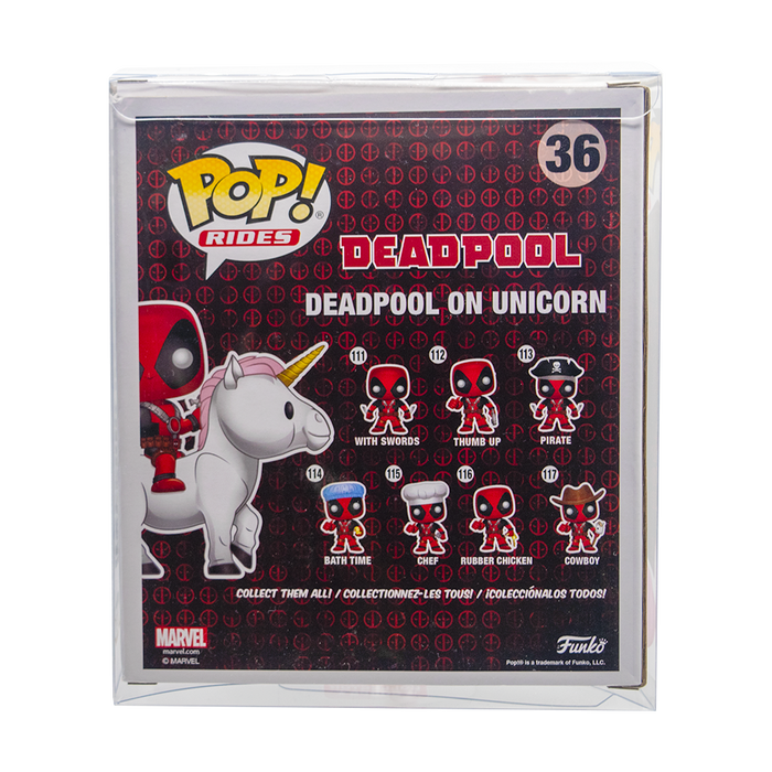 Deadpool on Unicorn/Kylo Tie Fighter PopShield Protectors
