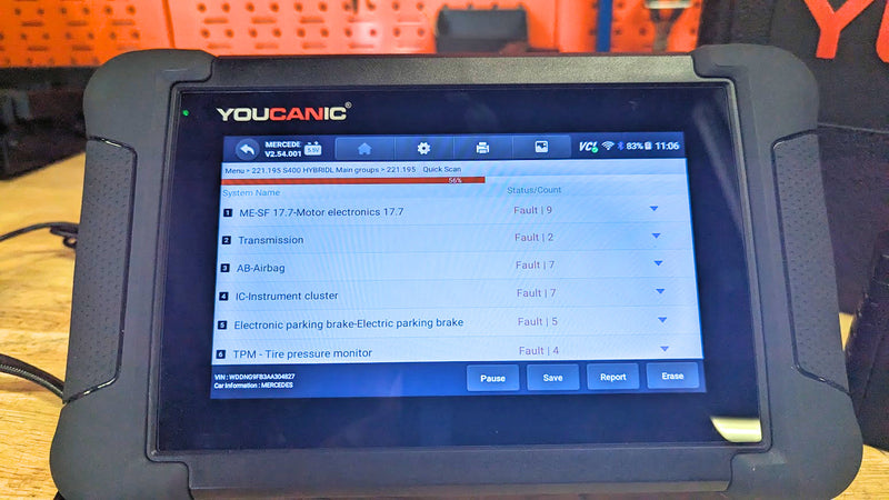 YOUCANIC UCAN-II PRO OBD2 Scanner – AI Powered Full System Diagnostic Tool with Bi-Directional Controls, Coding, Service Functions & Lifetime Updates