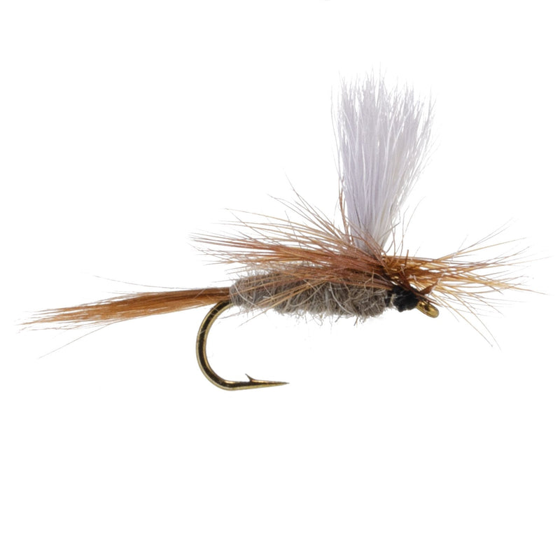 Hares Ear Parachute Classic Dry Fly - 6 Flies Hook Size 18