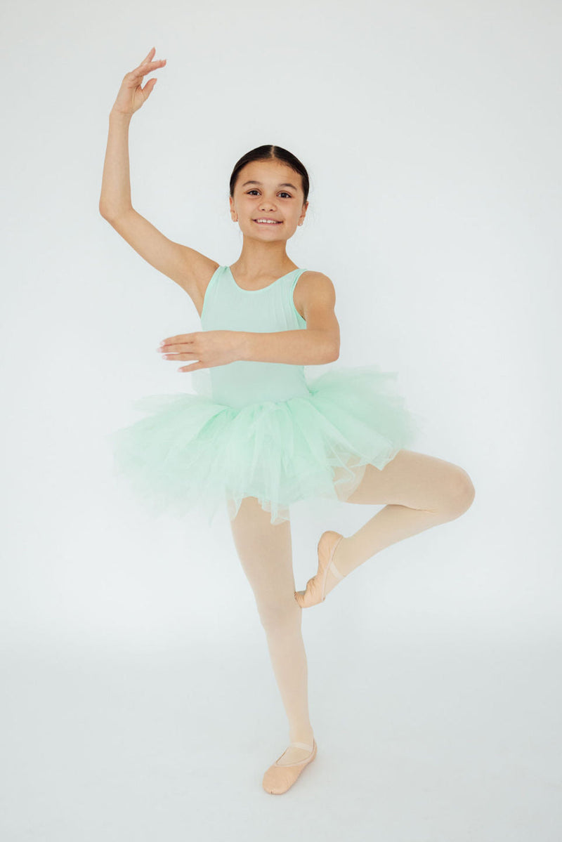 SALE Pastel Green Tank Tutu Leotard