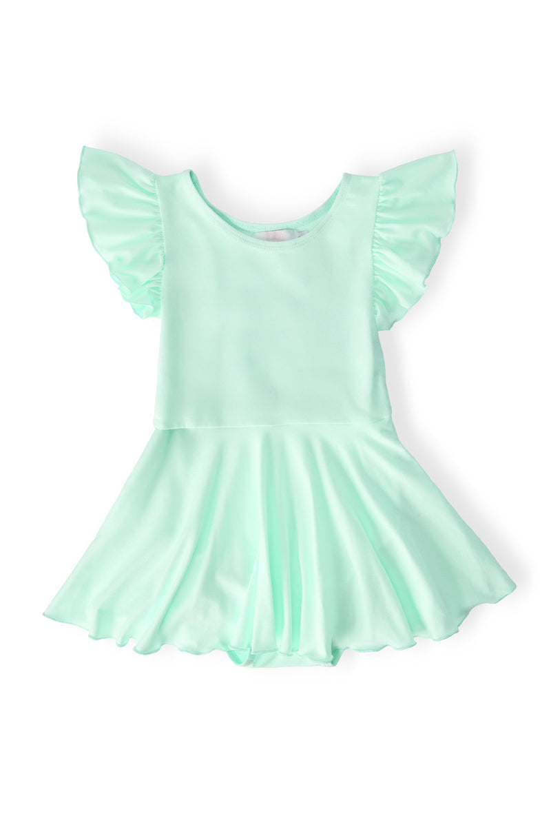 Pastel Green S/S Twirl Leotard