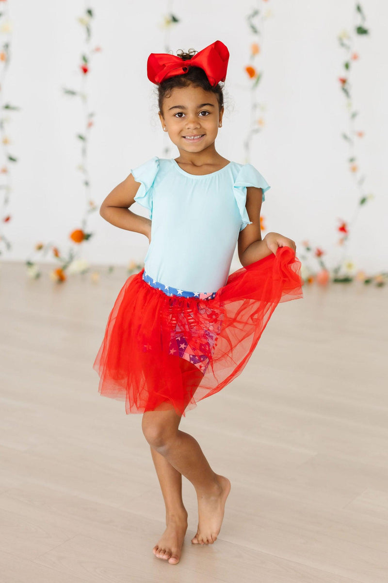 SALE Patriotic Patchwork Tutu Shorts