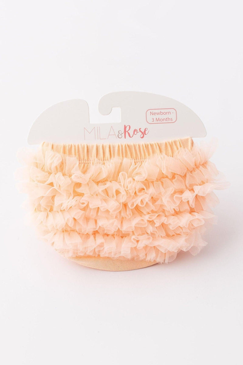 Peach Ruffle Bum Bloomer
