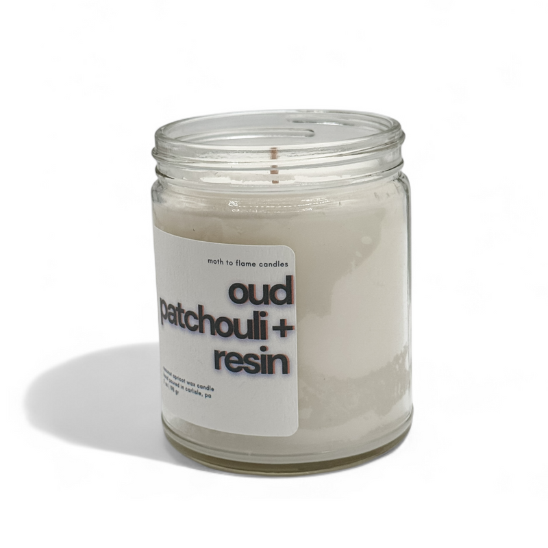 Oud Patchouli + Resins – 7 oz Candl