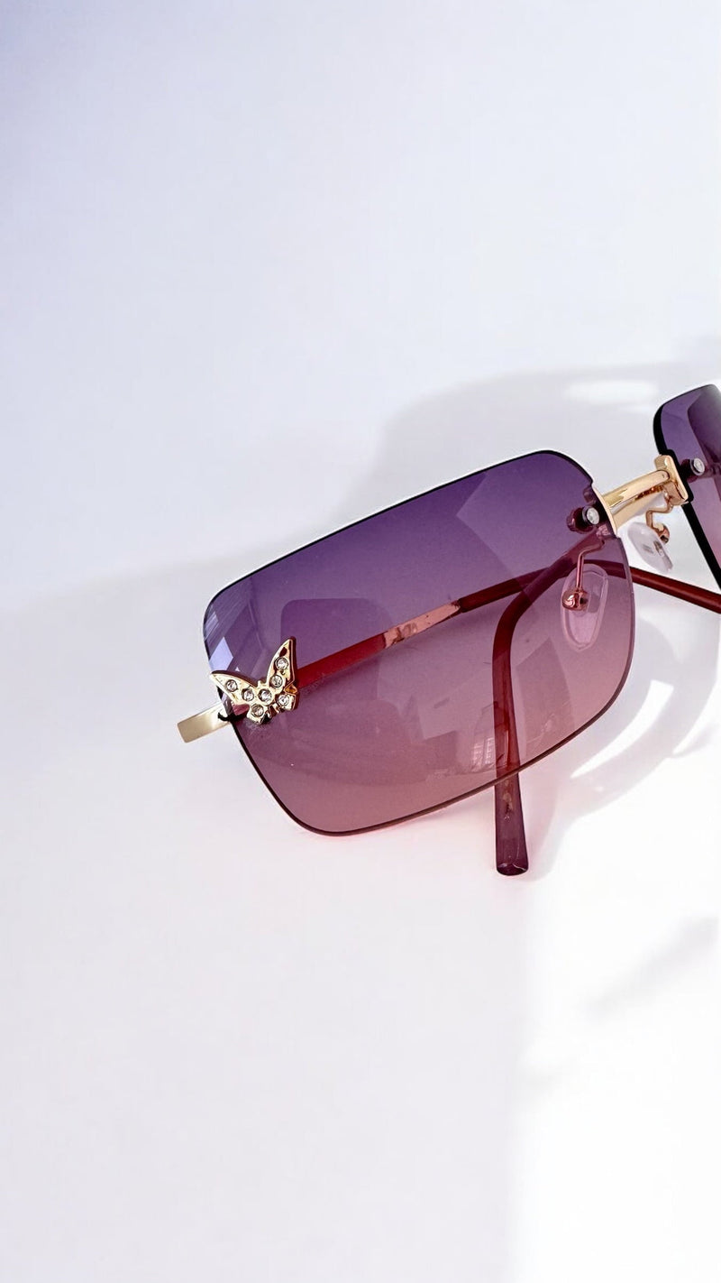 Papillon Black Sunglasses