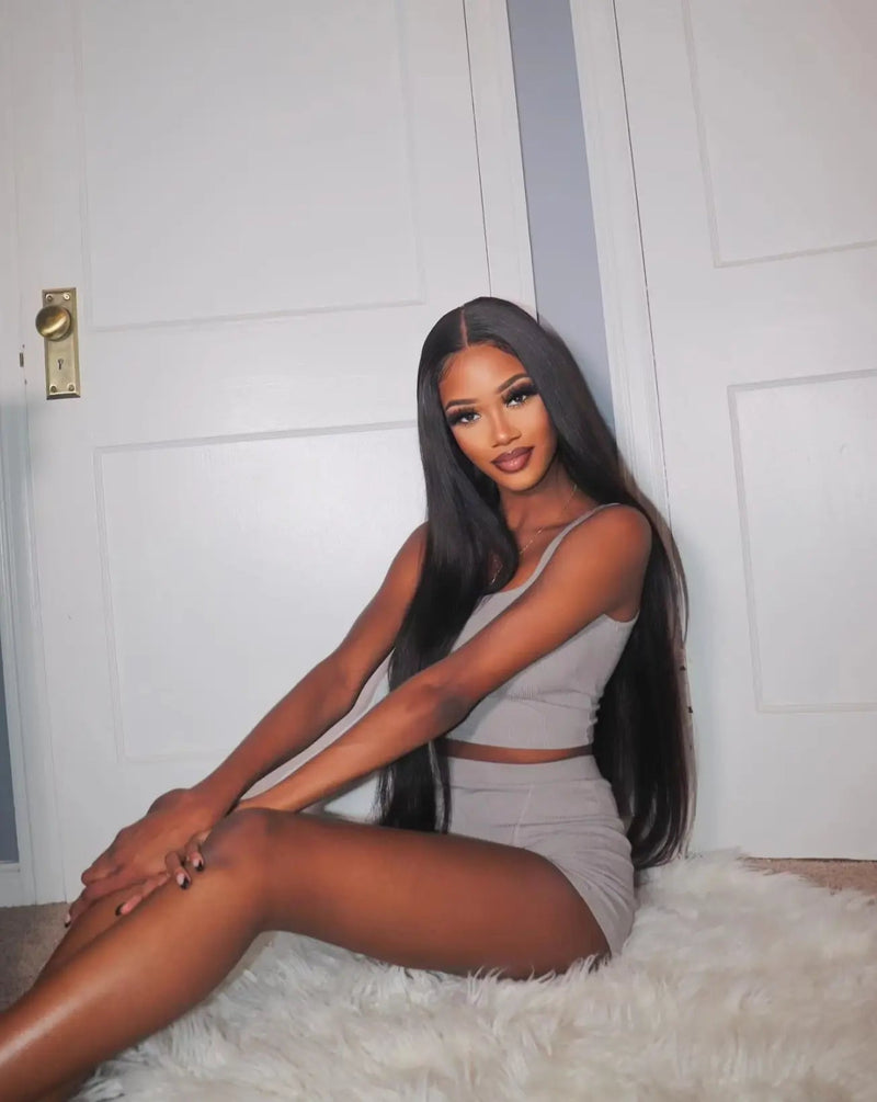 Pre Cut | No Glue | Bone Straight | Glueless | Human Hair | Brazilian |  Ready To Wear | Preplucked