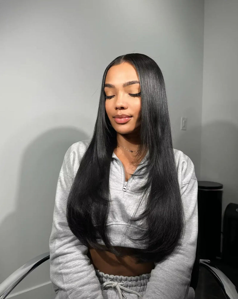 Pre Cut | No Glue | Bone Straight | Glueless | Human Hair | Brazilian |  Ready To Wear | Preplucked