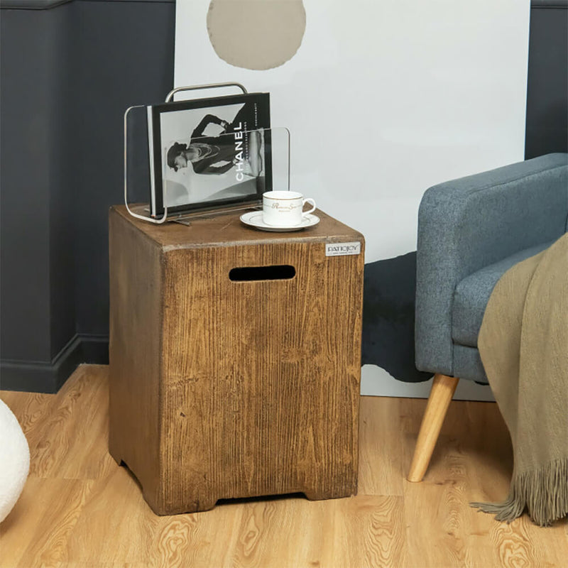 Premium 16" Outdoor Hideaway Table Cover For Standard 20 LBS Propane Tank (SAK73142)