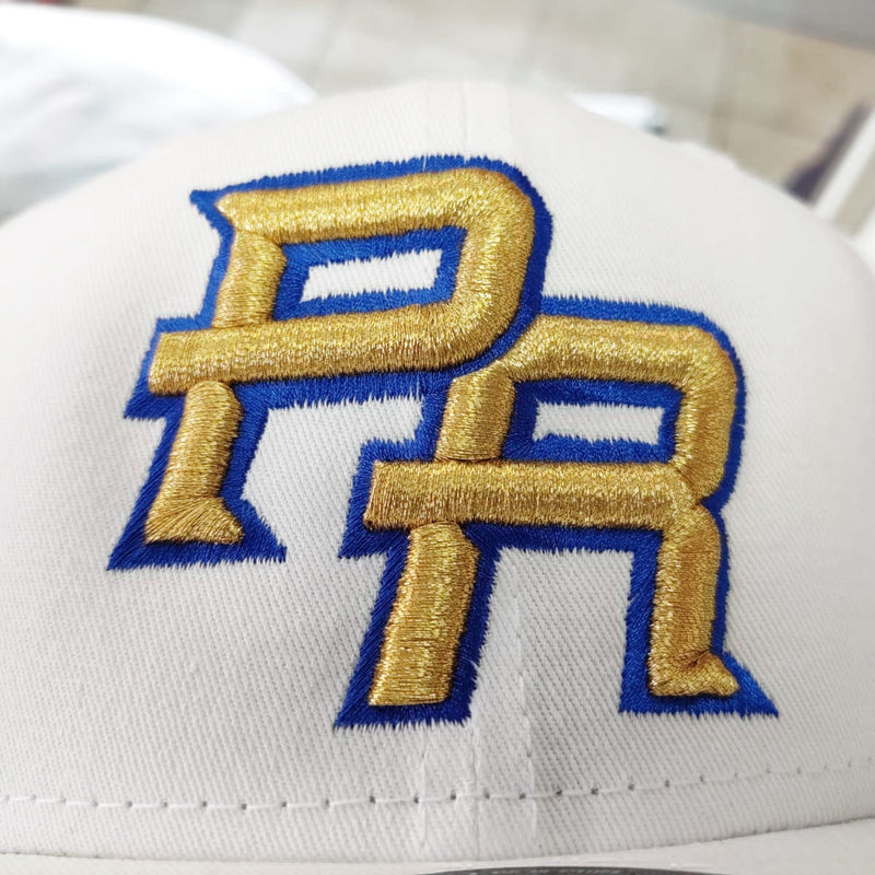 Puerto Rico Snapback White/M. Gold hats