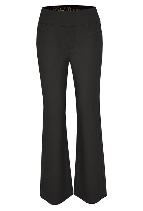 Pull-On Wide Leg Pants