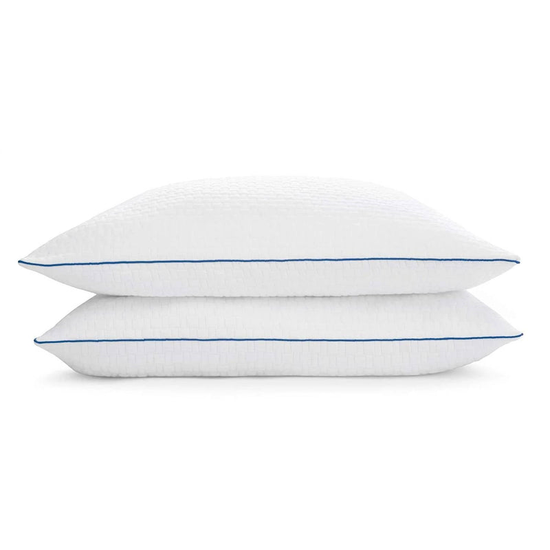 Set of 2 Queen size Memory Foam Pillow with Removable Machine Washable Cover
