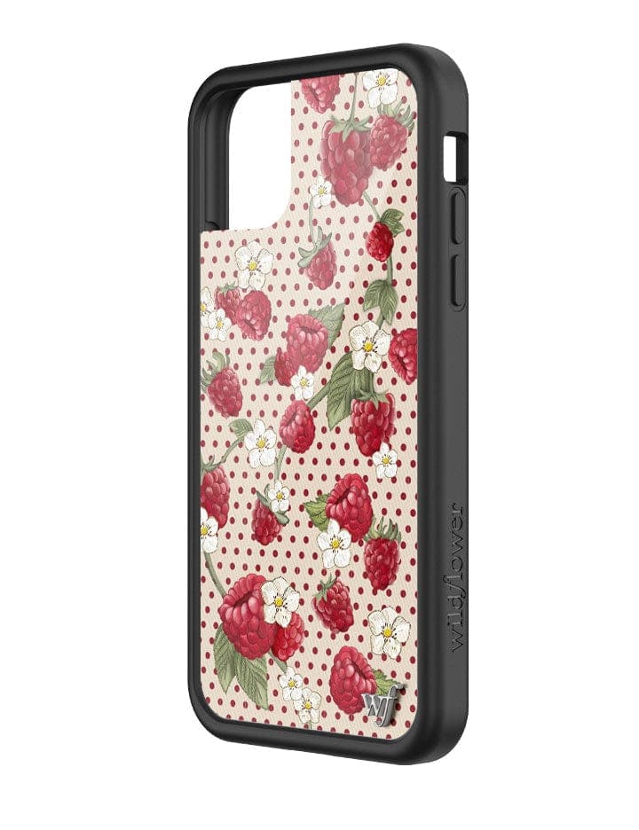 Raspberry Polka Dot iPhone Case