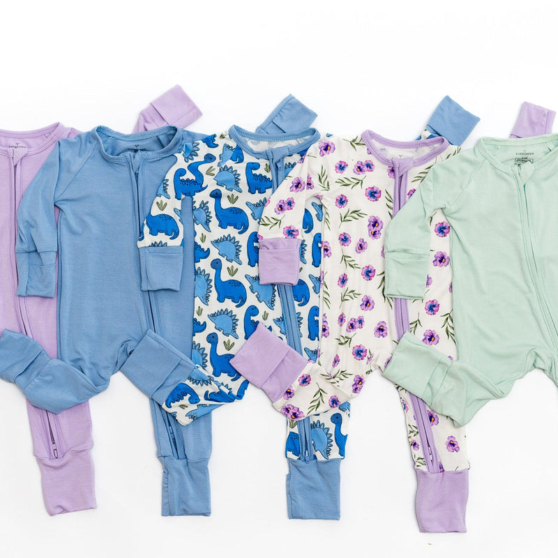 Baby Bamboo Zippered Romper