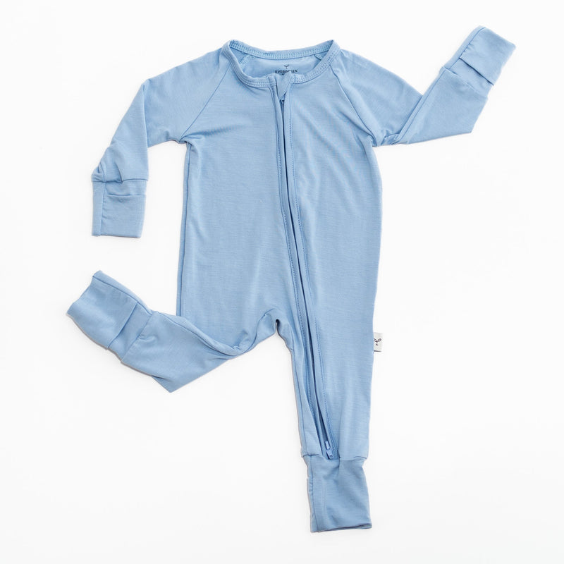 Baby Bamboo Zippered Romper