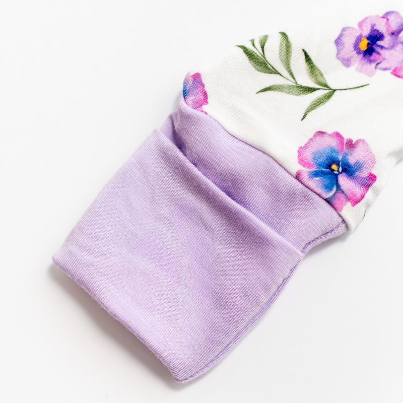 Baby Bamboo Zippered Romper