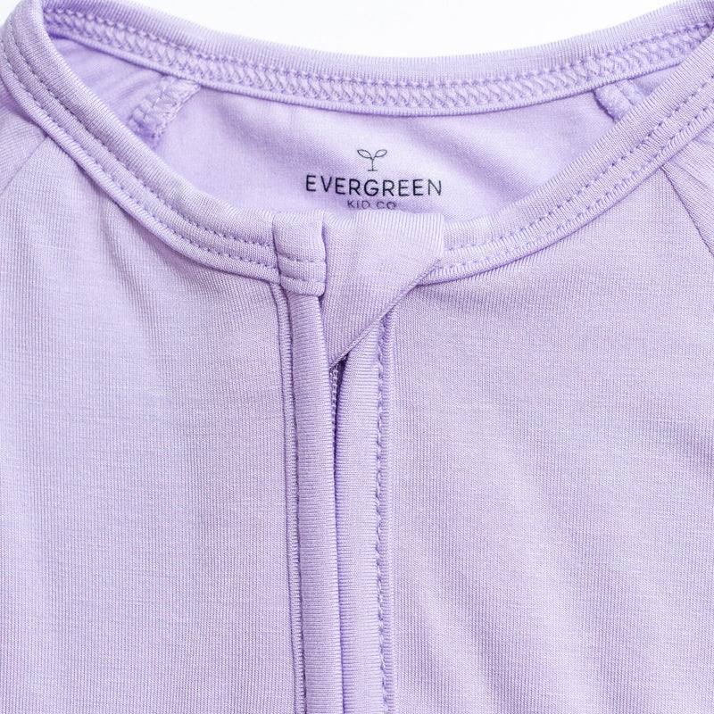 Baby Bamboo Zippered Romper