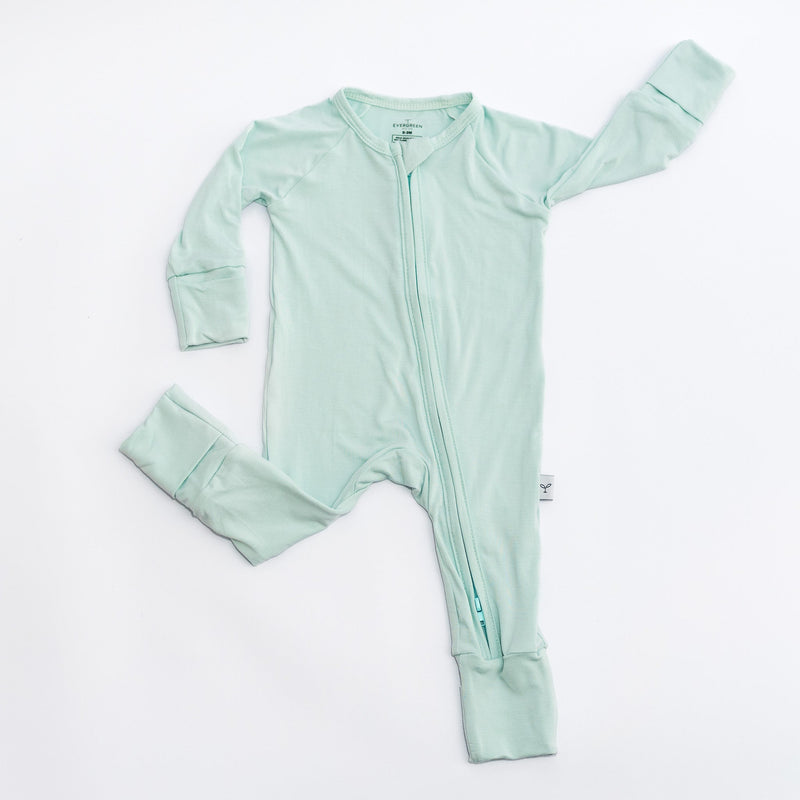 Baby Bamboo Zippered Romper