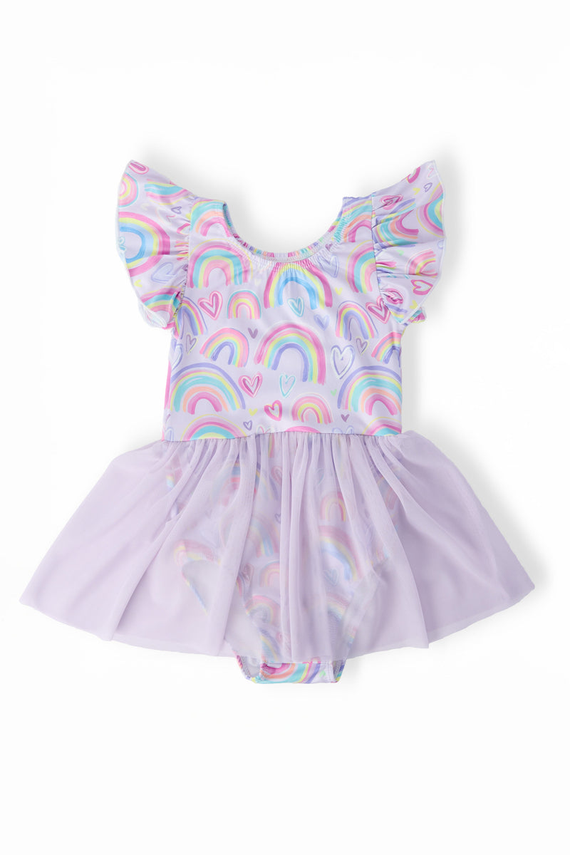 Rainbow Dreams S/S Twirl Leotard