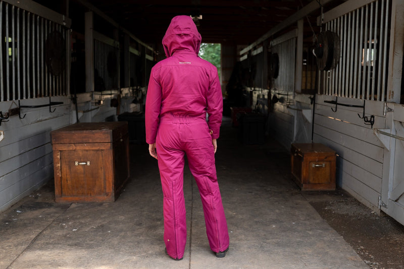 Winter Insulated Jumpsuit PRO - Raspberry