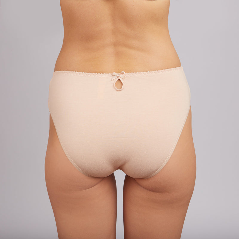 Cotton Panties Milavitsa 230360 - Medium-Waisted Slip