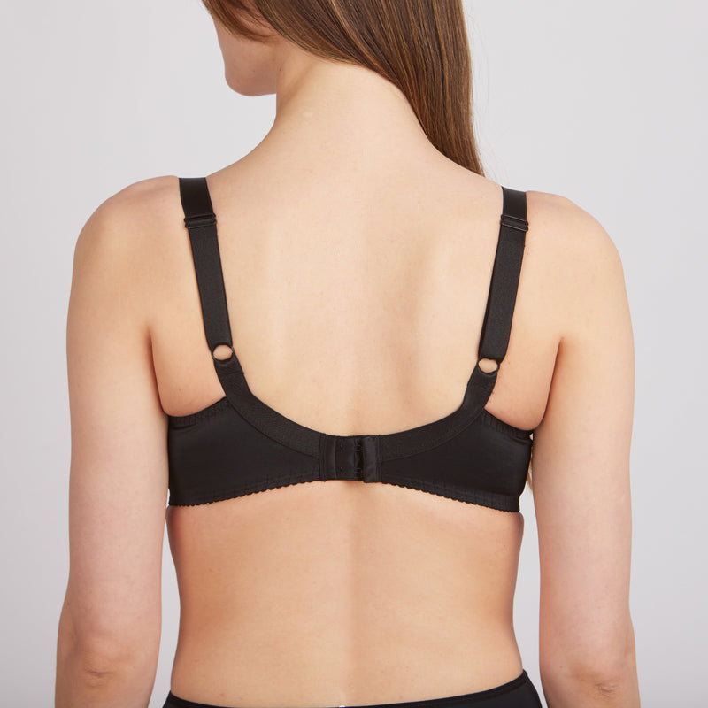 Bra Milavitsa 102830 - Underwired, Triple Segment, Cotton-Lined