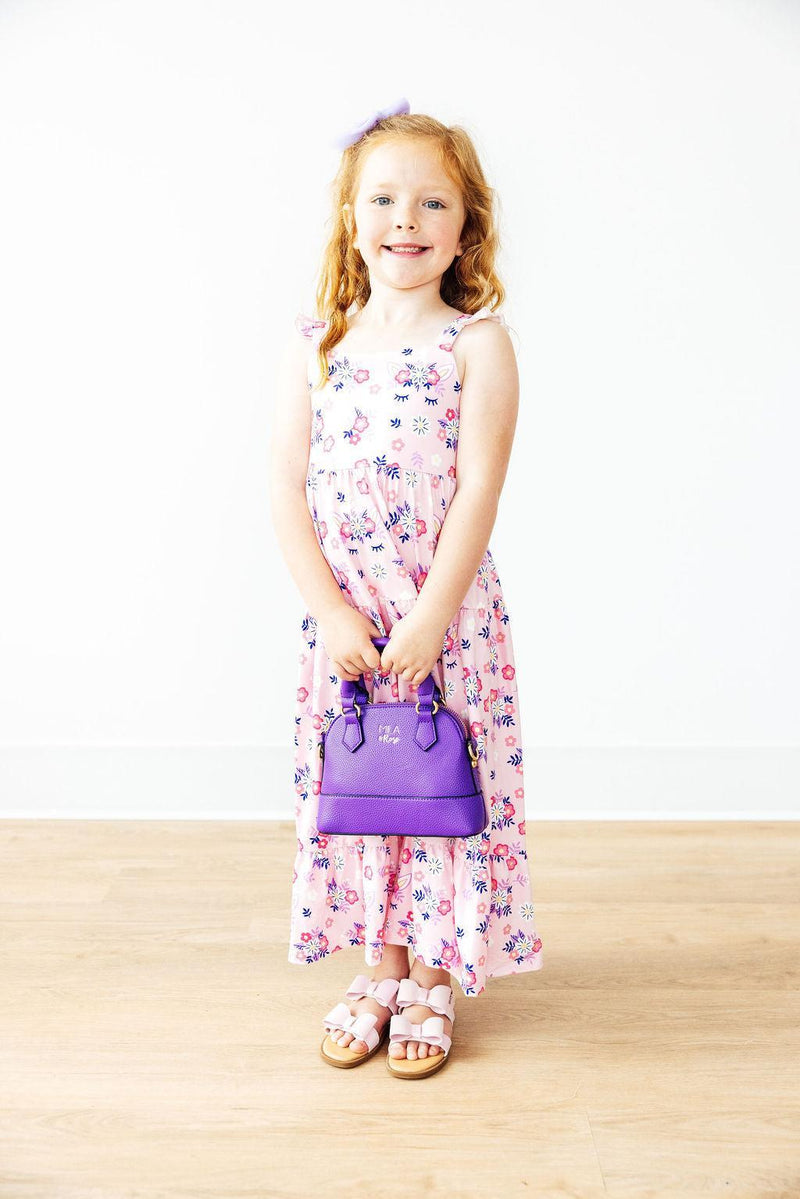 SALE Retro Daydream Ruffle Maxi Dress