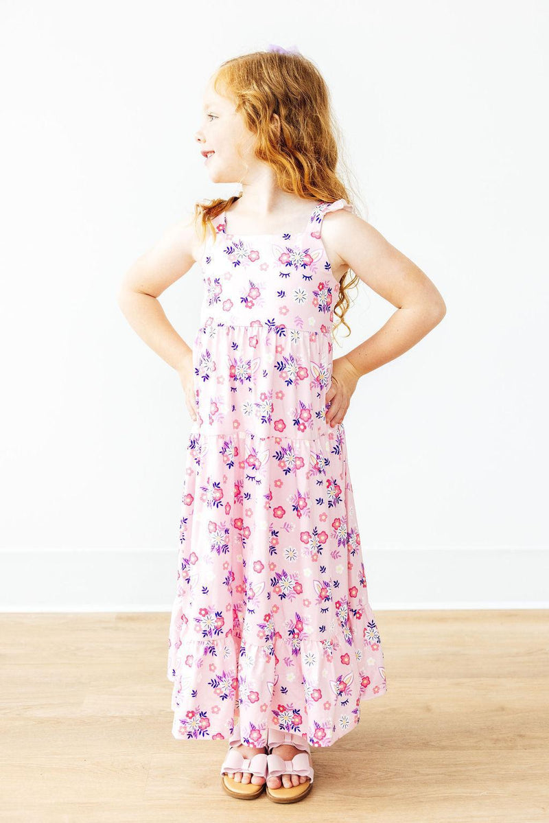 SALE Retro Daydream Ruffle Maxi Dress