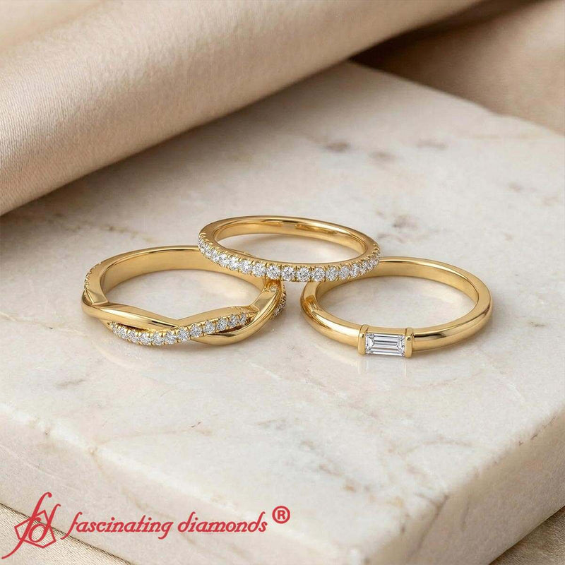 Mens Baguette Diamond Engagement Ring