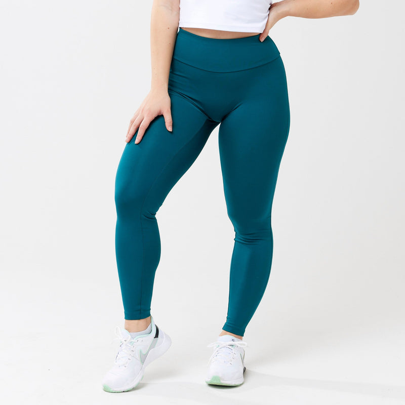 High-Rise Leggings - Rich Teal