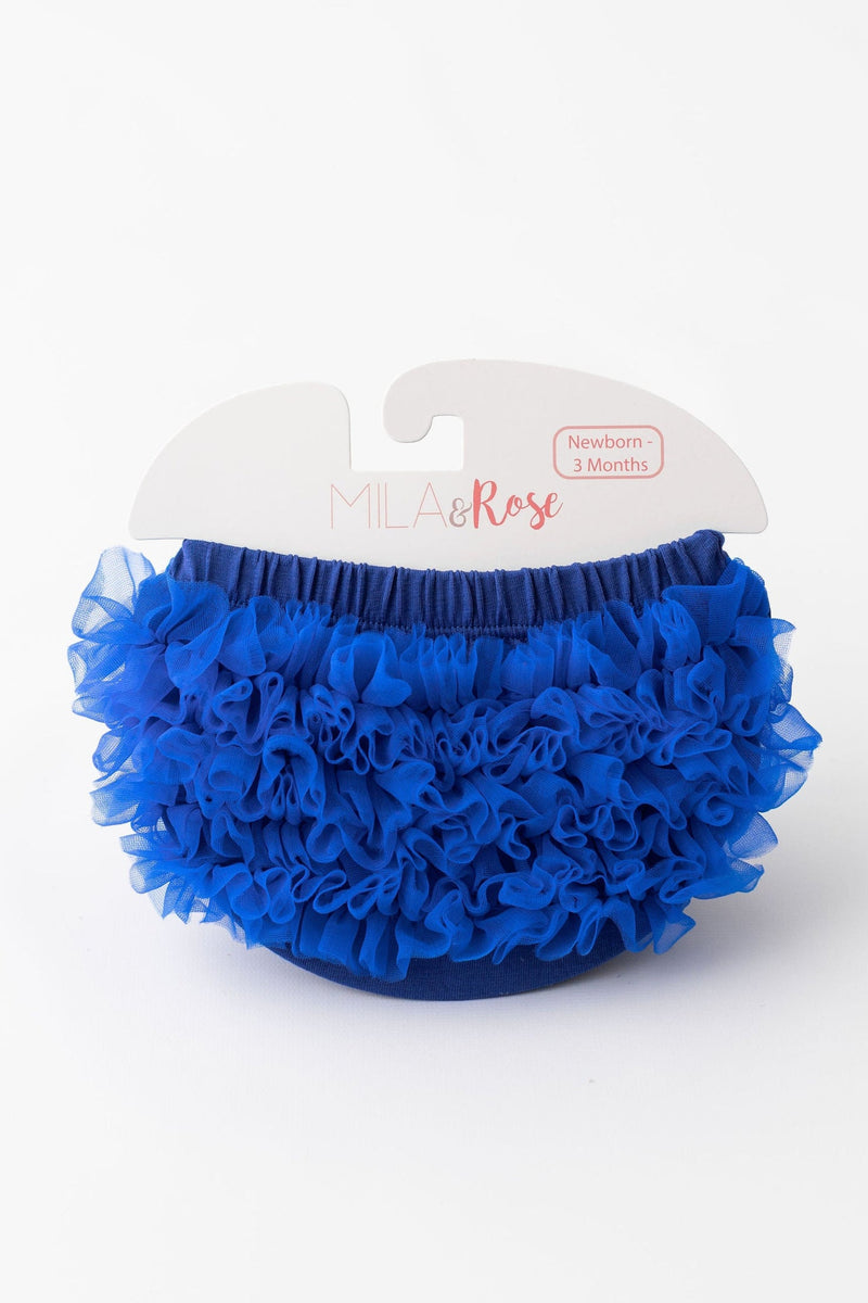 Royal Blue Ruffle Bum Bloomer