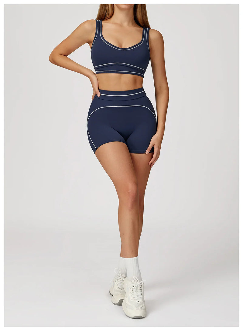 Women Shockproof Sports Bra Gym Fitness Running Yoga Vest Female Integrated Pilates Training Workout Breathable Sports Underwear