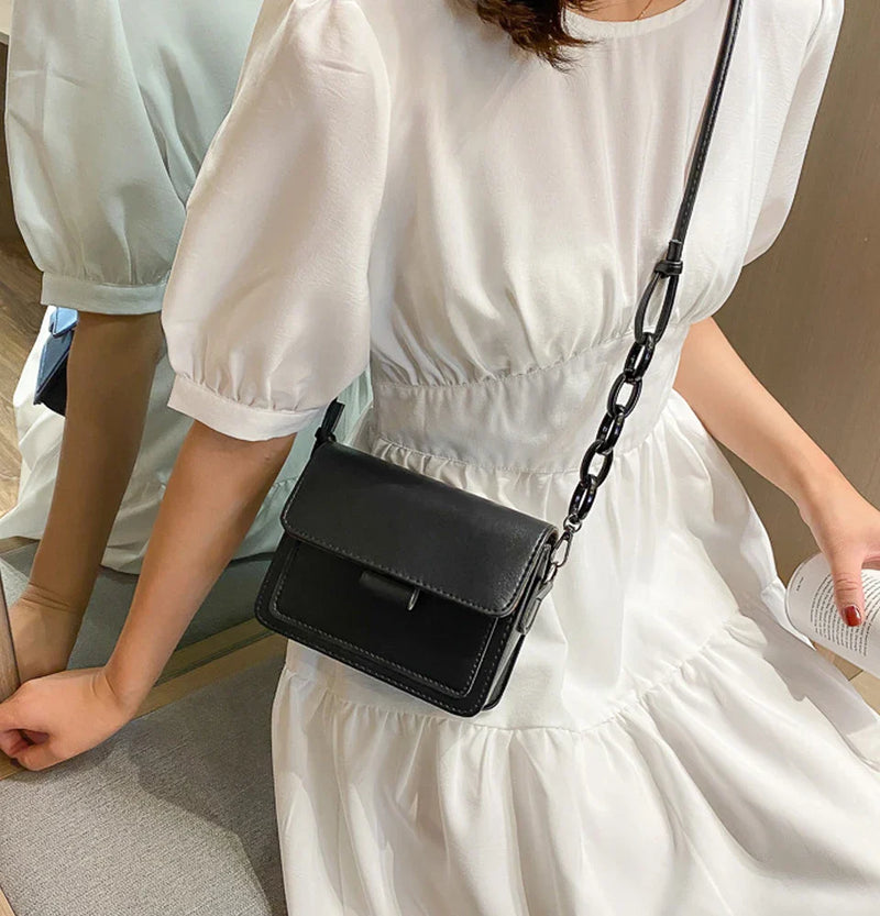 Fashion Brand Women's Small Crossbody Bag | Lightweight PU Leather Messenger Bag (Flap Handbag Purse, Summer Travel Bag for Female)