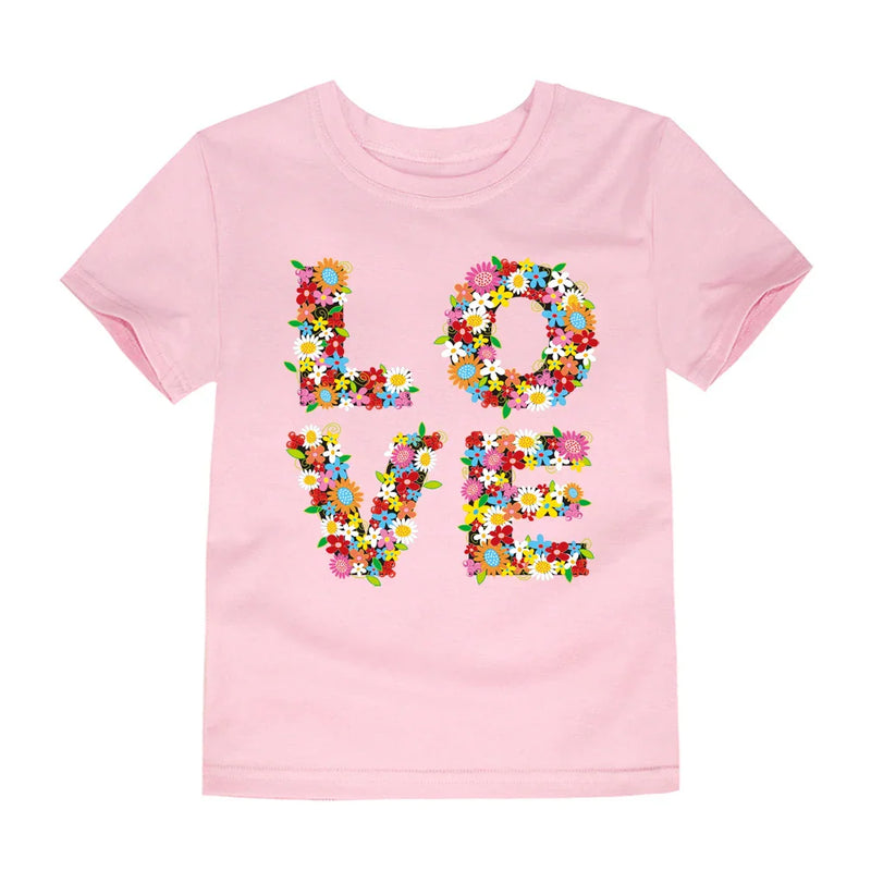 100% Cotton Girls T-Shirts