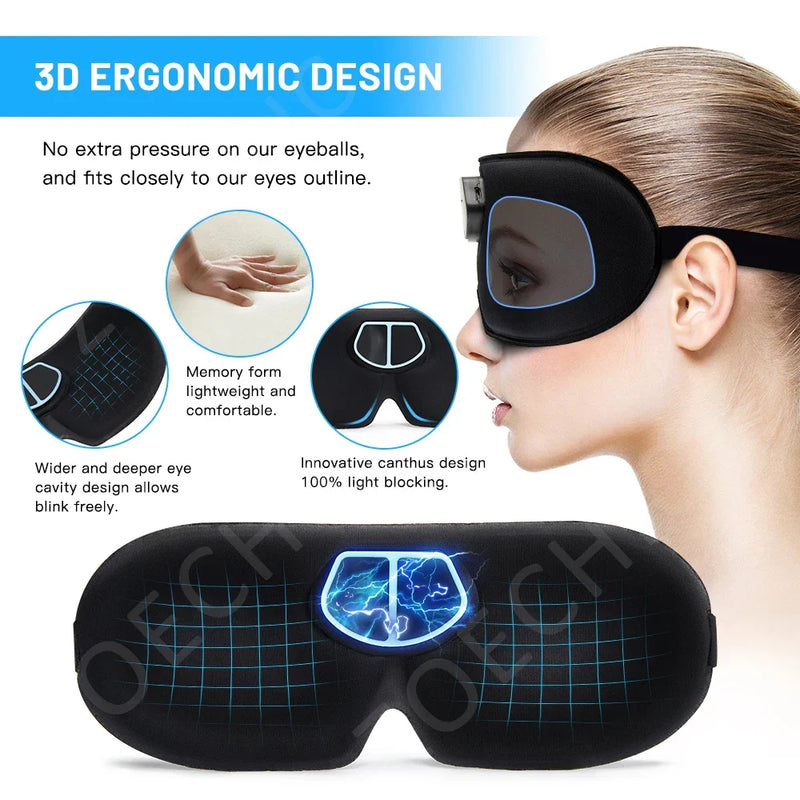 Smart EMS Head Massager Sleep Mask Migraine Relief