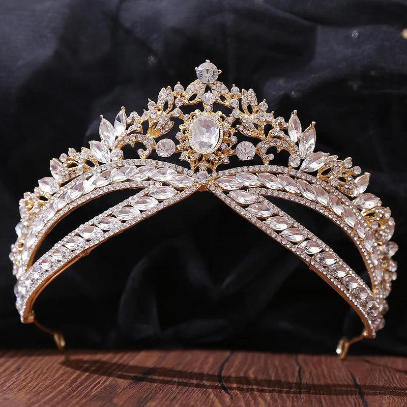 Bridal Luxury Crystal Tiara For Women
