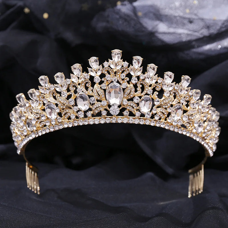 Bridal Luxury Crystal Tiara For Women