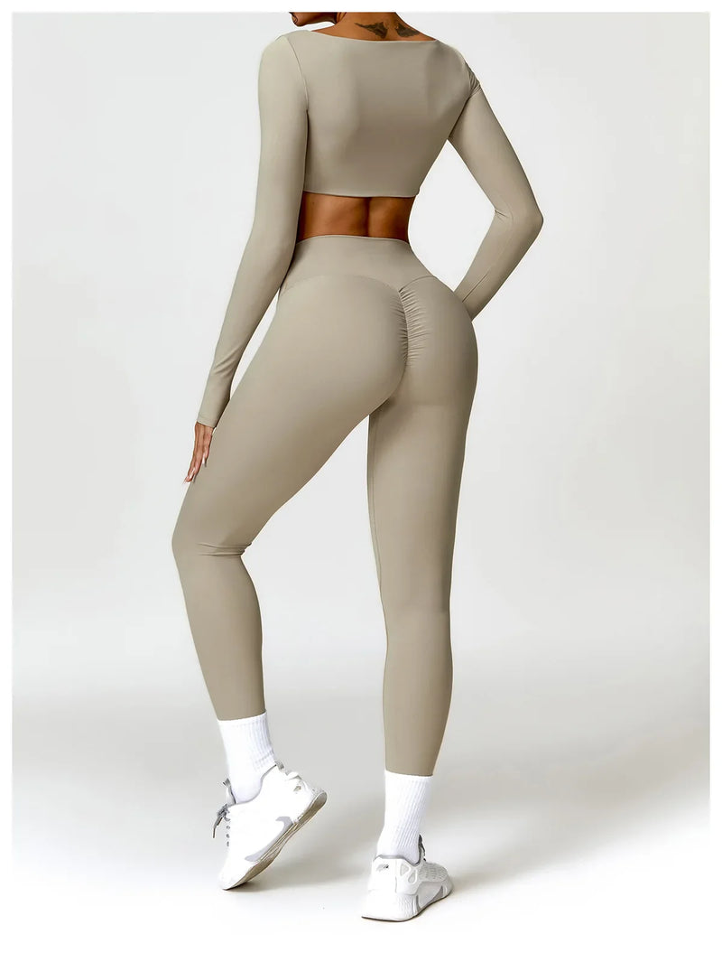 Hearuisavy Summer Scrunch Gym Leggings Woman Workout Pants Female Running Tights Push Up Yoga Pants High Waist Sports Leggings