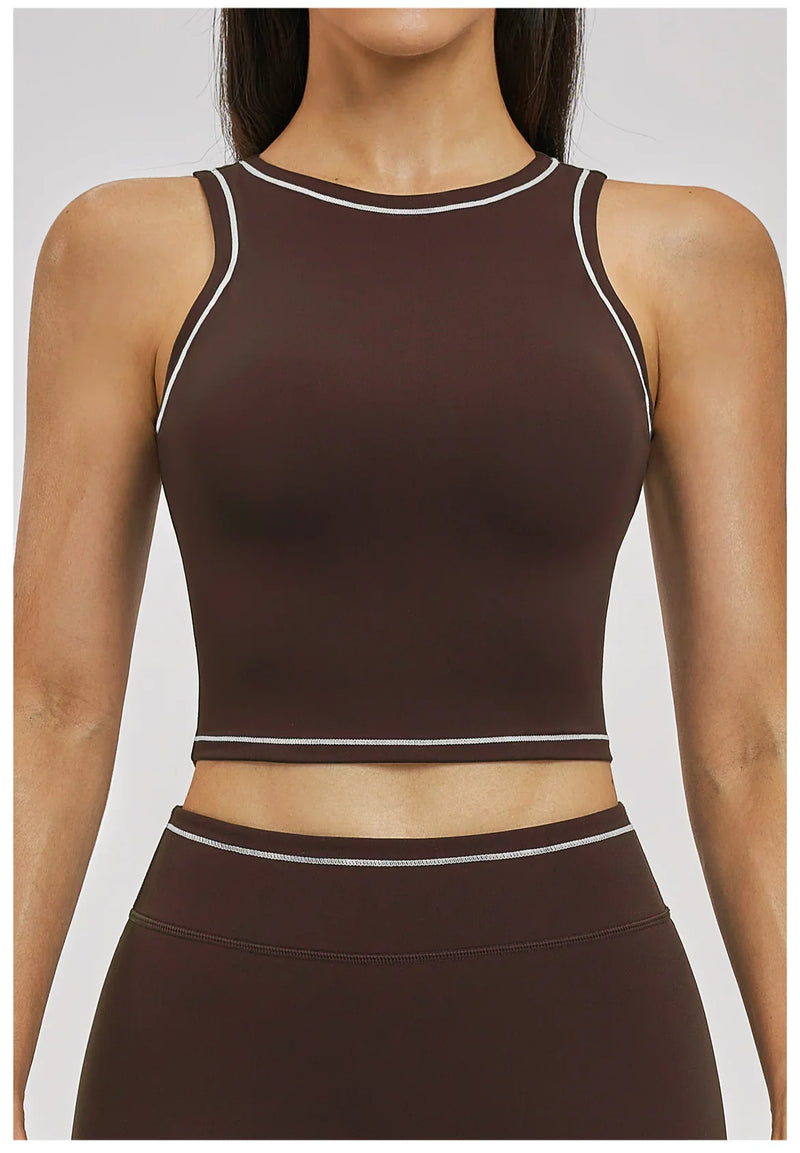 High Strength Sports Bra Anti-Sweat Fitness Top Women Yoga Bra Shockproof Crop Top Push Up Summer Sport Bra Gym Vest Workout Top