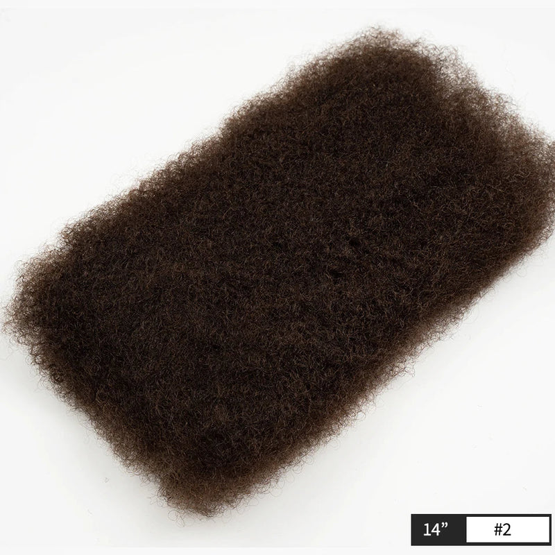 Afro Kinky Bulk Human Hair for Dreadlocks & Braiding | 100% Virgin Brazilian Remy Loc Extensions (50g)