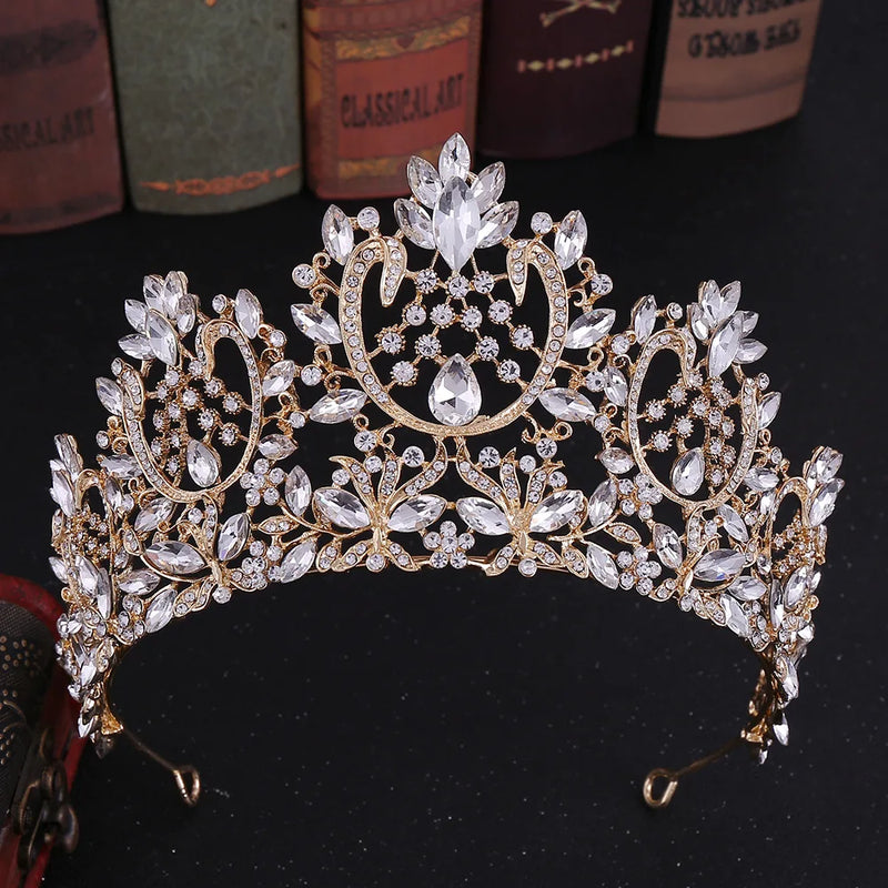Bridal Luxury Crystal Tiara For Women