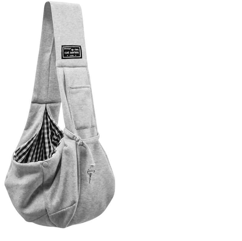 Cotton Dog Sling Carrier – Crossbody Travel Bag